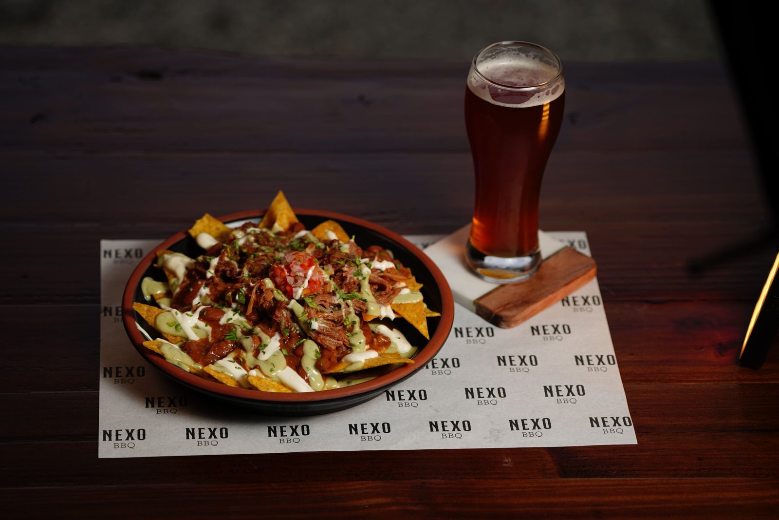 NACHOS CON PULLED PORK